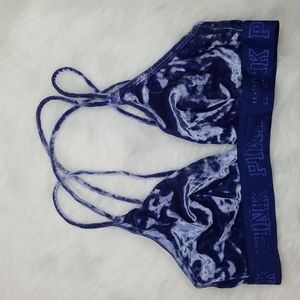 PINK "Victoria's Secret" BLUE BRALETTE